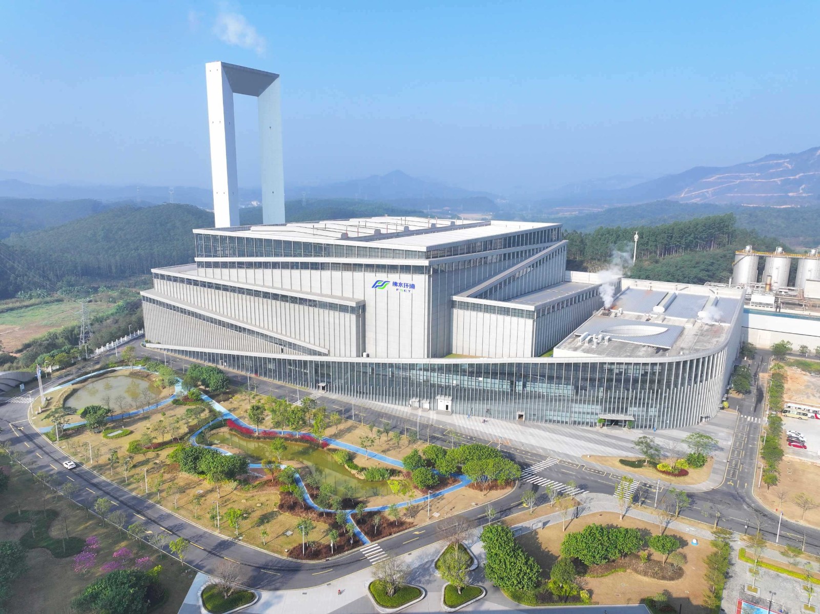 4、电厂正视图